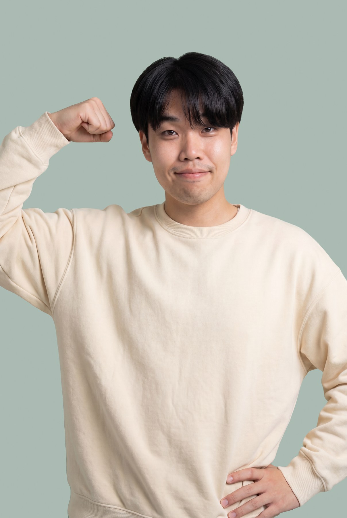 A2 cheeky · Bicep-Flex Mock